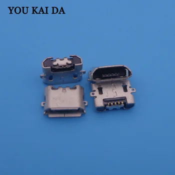 

100pcs mini socket Charging Port Dock micro 5pin usb jack connector for mobile sony U5 U5i for Motorola DROI XOOM2 MZ609 616 617