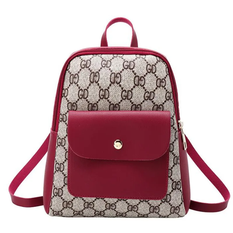 

New Designer Fashion Women Backpack Mini Soft Touch Multi-Function Small Backpack Female Ladies Shoulder Bag Girl Purse