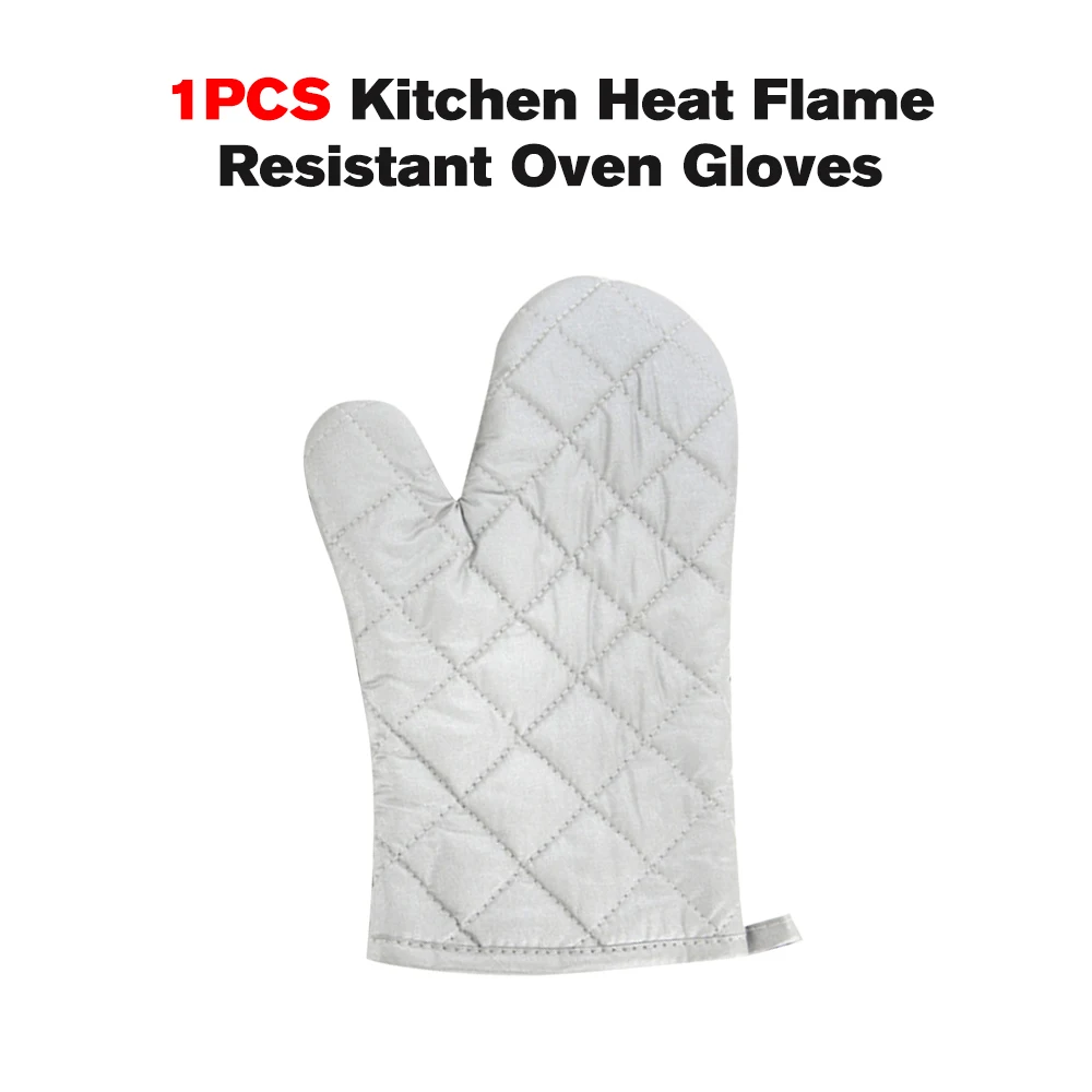 1PCS Kitchen Heat Flame Resistant Oven Gloves Cooking Bakeware Hot