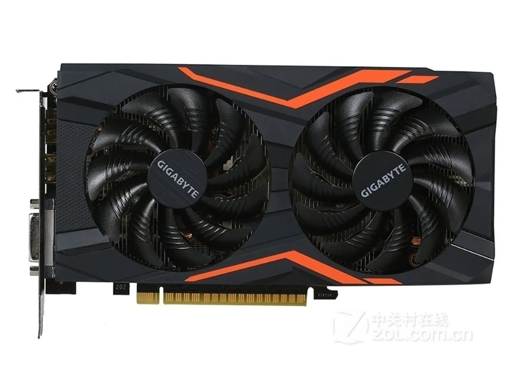 Gigabyte GTX 1050Ti G1 Gaming 4G оригинальный Графика карты 128Bit GDDR5 видеокарта DVI HDMI DP Для Nvidia