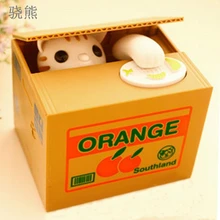 Cute Automatic Stole Coin Piggy Bank Panda White Cat Money Box 15*12.5*12.6cm Money Saving Box Moneybox Gifts For Kids Cute Automatic Stole Coin Piggy Bank Panda White Cat Money Box 15*12.5*12.6cm Money Saving Box Moneybox Gifts For Kids