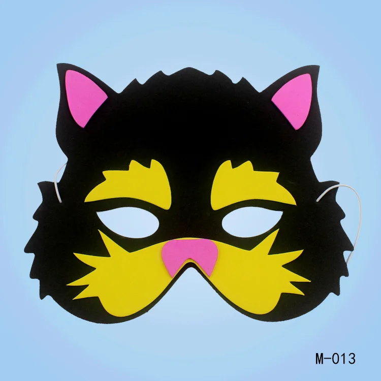 Cartoon animal masks Kids baby boys and girls ,Children's day role-playing games Cospaly animal family activities such as Halloween (20)
