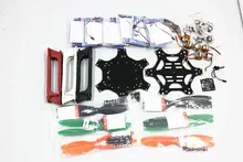 F05114-F F550 Hexa-Rotor Air Frame Flame Wheel Kit KK 2.3 Controller HexaCopter RTF W/ ESC Motor Propeller