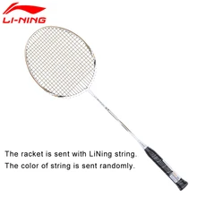 Li-ning u-sonic 57 raquettes de Badminton avec chaîne doublure en Fiber de carbone professionnelle Li Ning raquettes AYPM232 ZYF213(China)