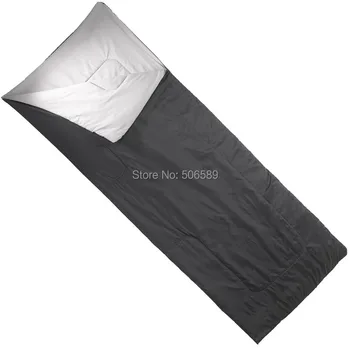 

free shipping camping hiking sleeping bag envelop type sleeping bag 190x71cm 750g summer use