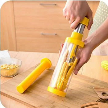 

New Corn Peel Stainless Steel Remove Kerneler Cob Cutter Peeler Thresher Stripper Kitchen Tools Gadgets Accessories
