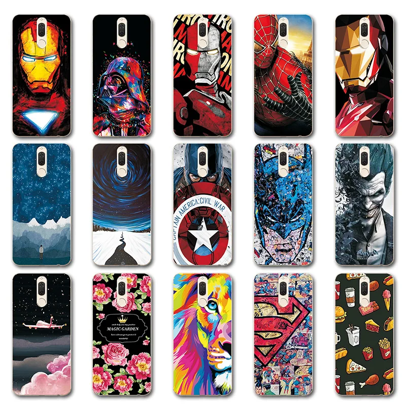 

Phone Case Fundas For Huawei Mate 10 Lite Cover High Quality Novelty Case For Mate 10 Lite 5.9'' Iron Man Avengers Back Covers