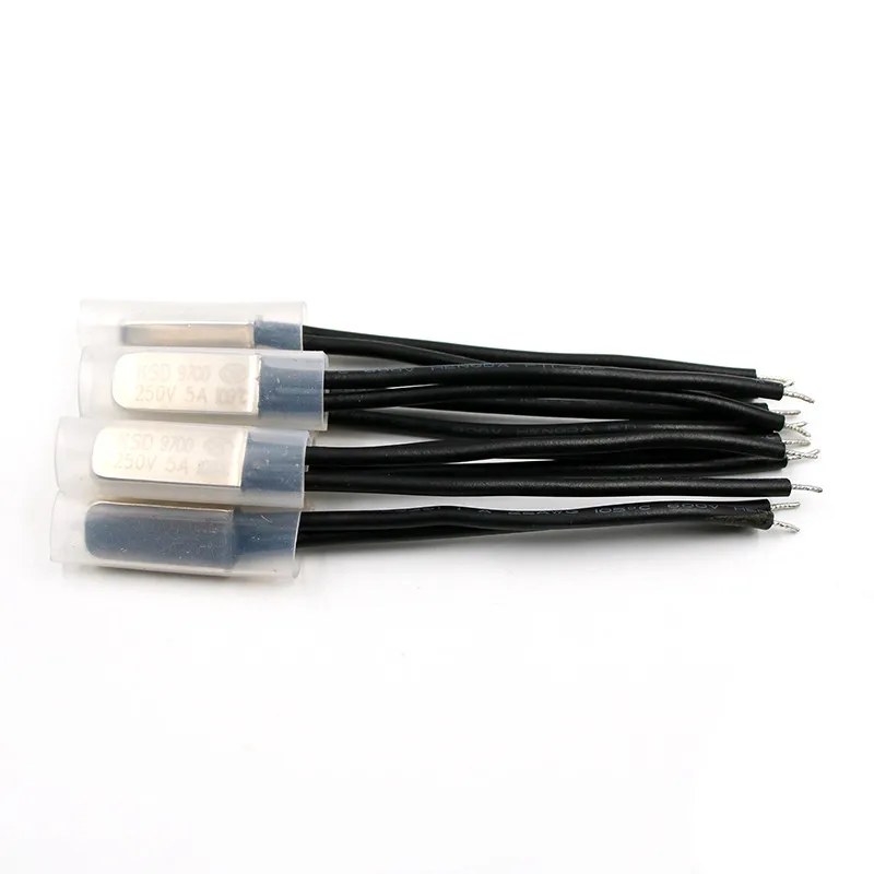 

2PCS KSD9700 250V 5A BIMETAL DISC TEMPERATURE SWITCH N/O NORMAL OPEN NO THERMOSTAT THERMAL PROTECTOR 40~135 DEGREE CENTIGRADE