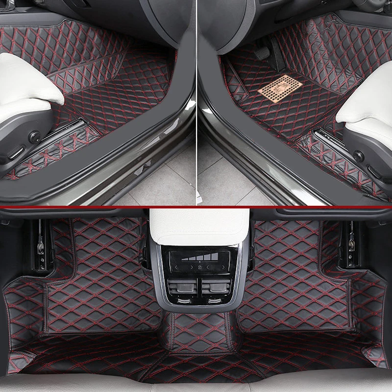 Leather Interior Floor Mats & Carpets 1 set Left Hand Drive/ Right Hand