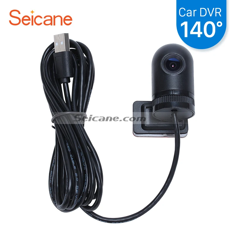 Goede Seicane 140 Graden Groothoek HD 720 p USB Auto DVR front Camera Opname video Ondersteunende Android 7.1 6.0 5.1
