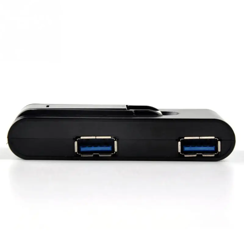 5 Гбит/с высокая скорость 4 порта usb-хаб 3,0 Портативный USB 3,0 разъем сплиттер для ноутбука ПК планшет черный#825