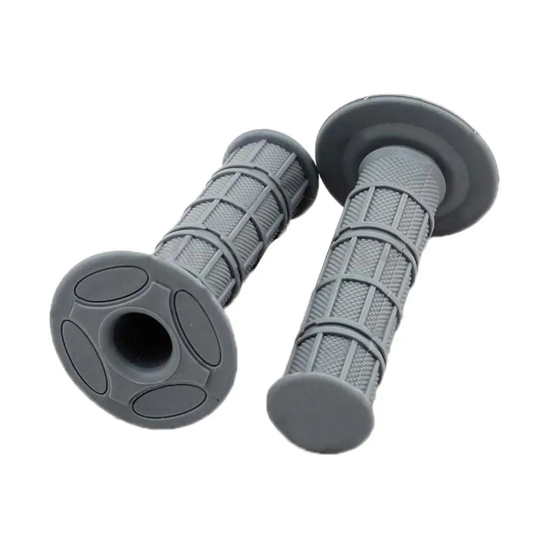 Motorcycle grips Handlebar grips Motorcycle scooter Quad 22mm rubber Motocross grayin Grips