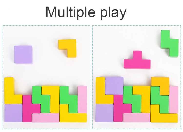 Деревянная детская игрушка блочный баланс тетрис Разделочные Блоки настольная игра ребенок развития мозга Детские обучающие игрушки, подарки для детей