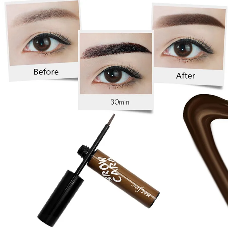 

Tear and pull dye Eyebrow Enhancer eyebrow gel semi-permanent eyebrow pencil waterproof anti - perspiration + brow card