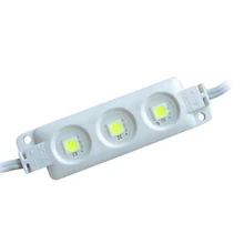 Розничная Светодиодный модуль впрыска SMD5050 3 светодиода IP65 белый/теплый белый DC12V рекламные вывески доска дисплей окно+ Почта Китая