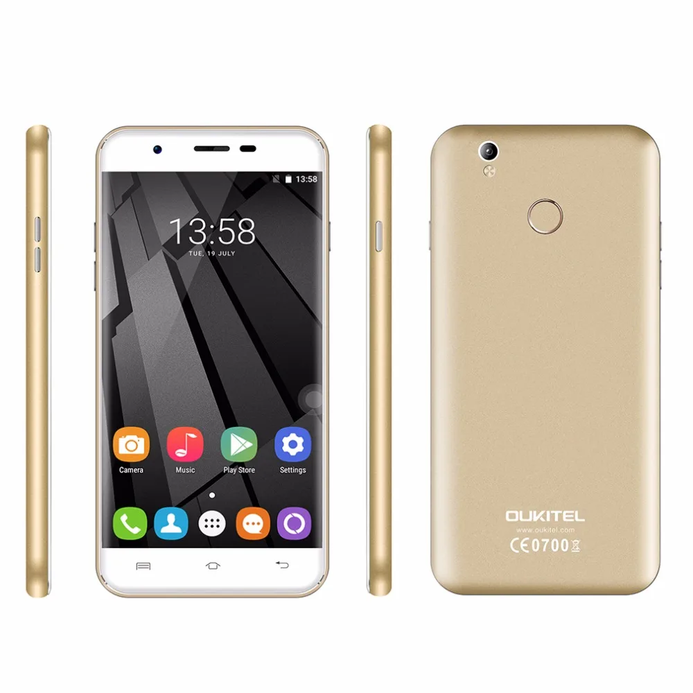 OUKITEL U7 Plus 5 5 Smartphone Android 6 0 MTK6737 Quad Core Mobile Phone 2GB RAM