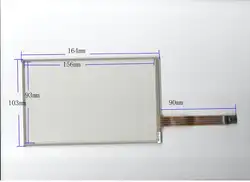 7 дюймов четыре провода резистивный сенсорный экран почерк tr4-070-f22 164*103