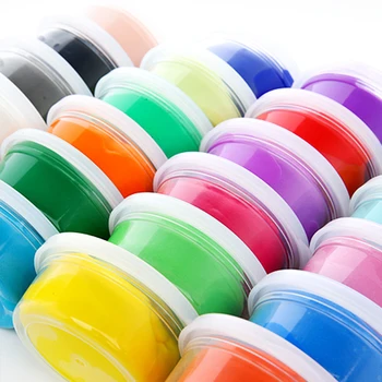 

5PC Color Random Non-toxic Environmental Protection Bouncing Silly Putty Handgum Toy with Box Magnet Plasticine V5855