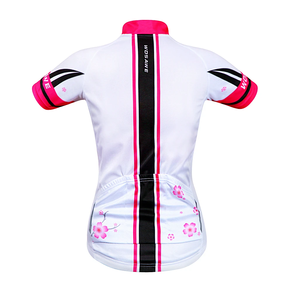 WOSAWE Велоспорт Трикотажные изделия с коротким рукавом Майо Ciclismo Спортивная одежда Джерси велосипед женские летние рубашки MTB Мотокросс Горные Джерси