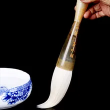 Высококачественная ручка для кистей Caligrafia натуральный Рог Ручка-кисть для каллиграфии китайское каллиграфическое письмо щетка шерстяная щетка для волос