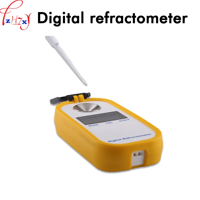 

Handheld digital saccharimeter DR102 portable digital sugar refractometer 0-90% refractive index 1pc