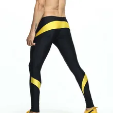 Новые мужские беговые штаны для йоги, Спортивные Компрессионные колготки, нижнее белье для фитнеса, для бега трусцой для баскетбола, тренировочные штаны для футбола, быстросохнущие