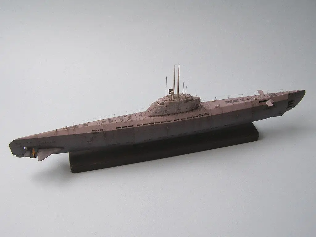 DIY 1:200 U 2536 boot Тип ХI подводная лодка бумажная модель ручная работа 3D головоломка