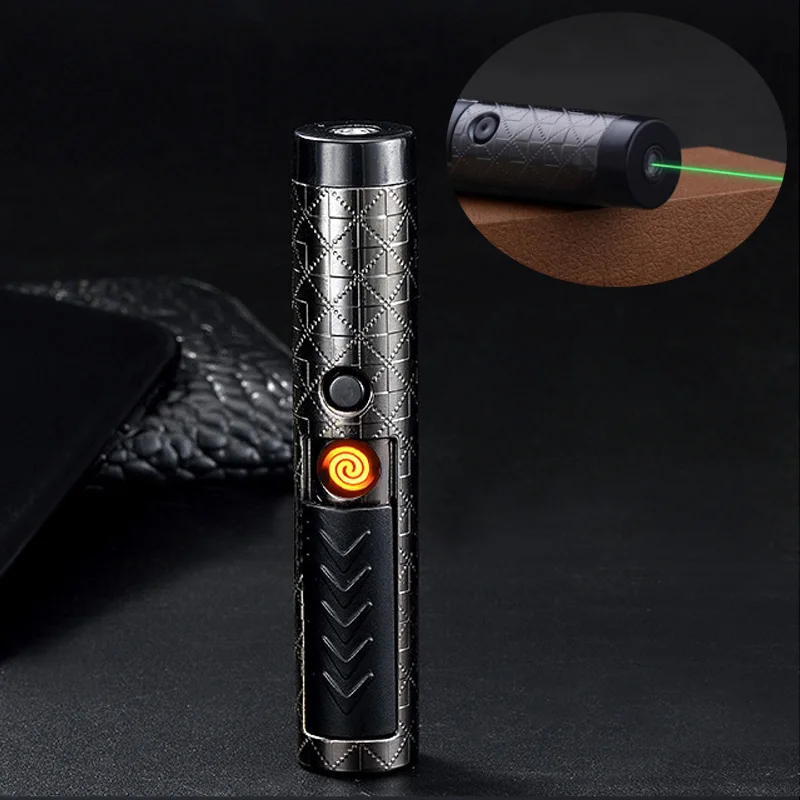 

2017 New USB Electronic Lighters Laser Command Pen Lighter Maximum Range Of Fire 10000m Charging Electric High Power Laser Pen
