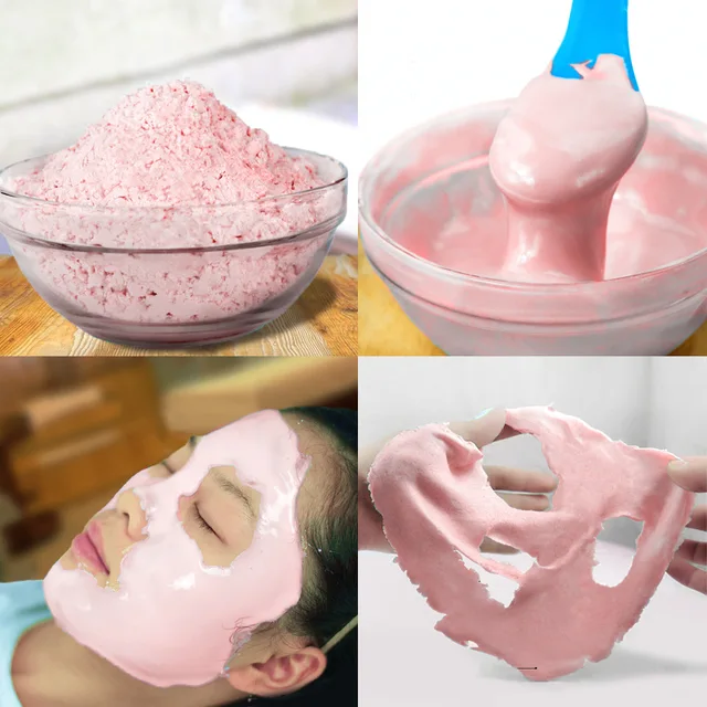 $US $8.77  Natural Rose Petals Soft Collagen Mask Facial Powder Moisturizing Pores Shrink Whitening Beauty