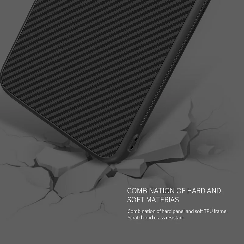 Nillkin Synthetic fiber Carbon PP Plastic Back Cover for xiaomi mi 9 case 6.39'' ultra thin slim for xiaomi mi9 mi 9 global case