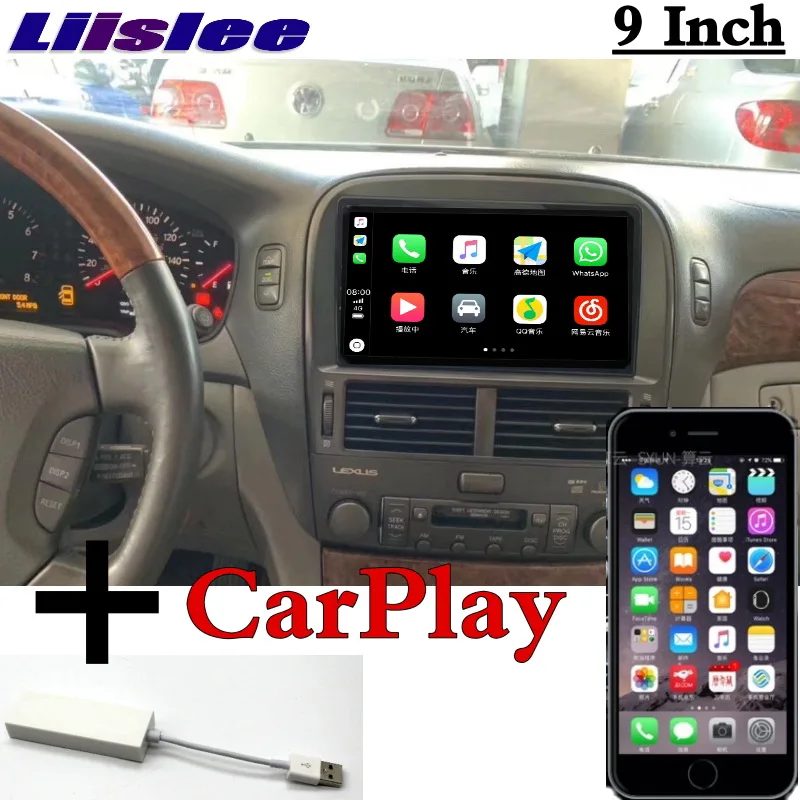 For Lexus LS LS430 XF30 For Toyota Celsior 2000~2006 Liislee Car Multimedia Player NAVI Screen CarPlay Radio Maps GPS Navigation 1