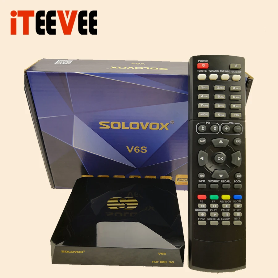 SOLOVOX S V6S спутниковый ТВ ресивер домашний кинотеатр HD Поддержка M3U CCAM tv Xtream спутниковый ресивер USB wifi опция из Испании