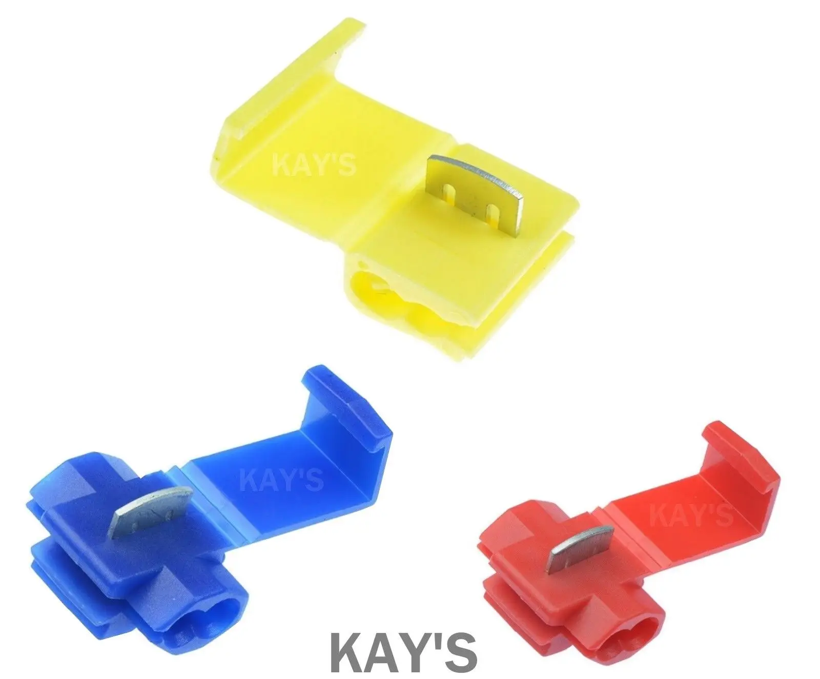 

SCOTCH LOCK QUICK SPLICE WIRE CONNECTORS, ELECTRICAL CABLE JOINT CRIMP TERMINALS