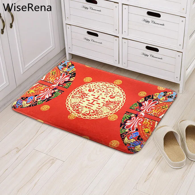 Buy Traditional Chinese Character Doormat Coral Fleece