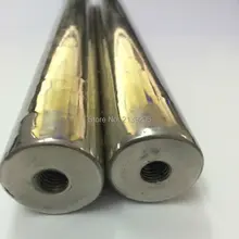 2 шт. D25 * 200 мм 10000 гс сильным неодимовым магнитом железный прут материал удаление с внутренней резьбовое отверстие