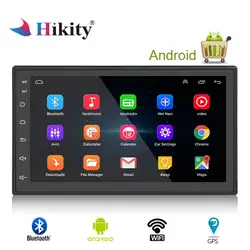 Hikity 2 Din автомобильное радио gps навигация 2din 7 ''Android мультимедийный плеер wifi Bluetooth FM MP5 Авторадио аудио радио MP5 плеер