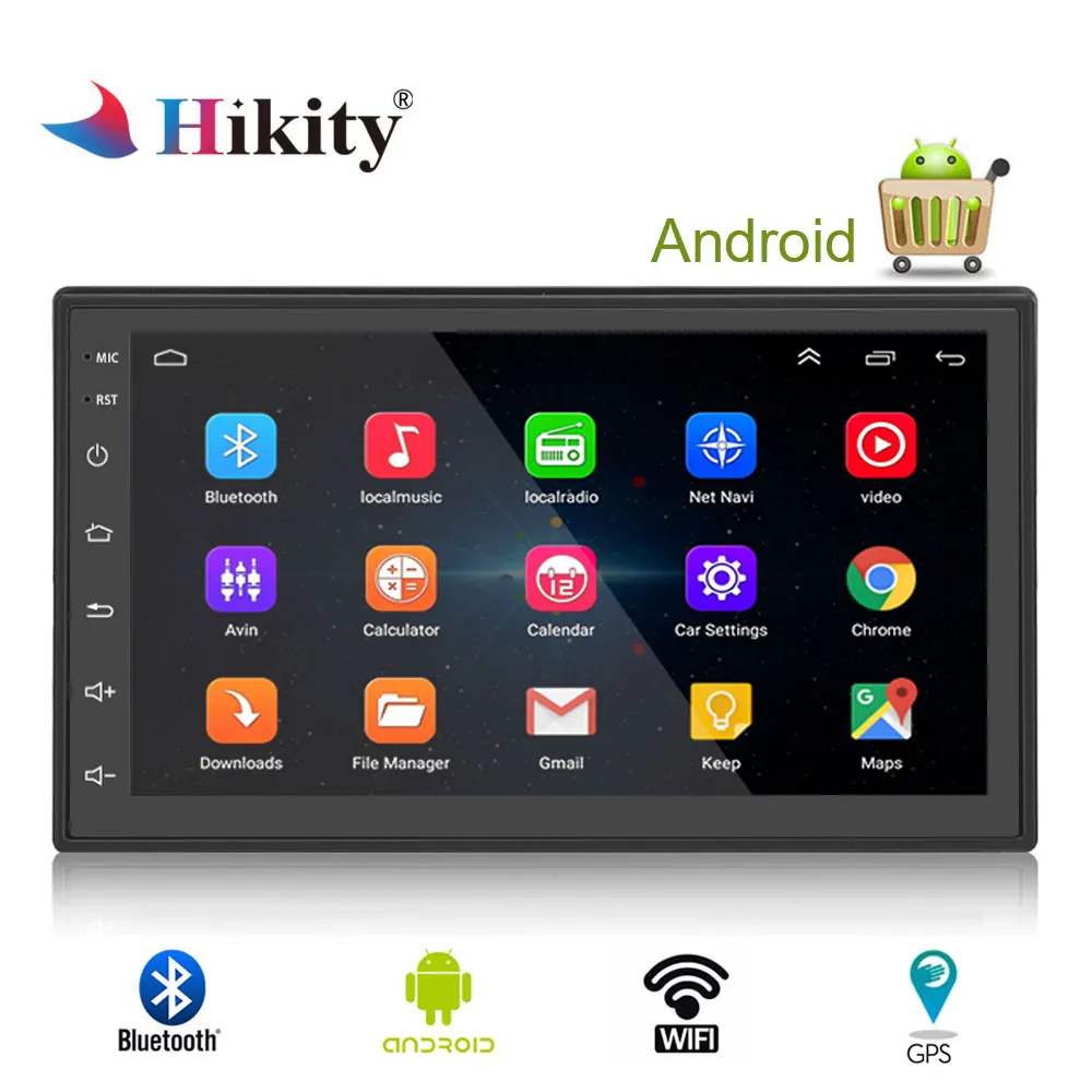 

Hikity 2 Din Car Radio GPS Navigation 2din 7'' Android Multimedia Player WIFI Bluetooth FM MP5 Autoradio Audio Radio MP5 Player