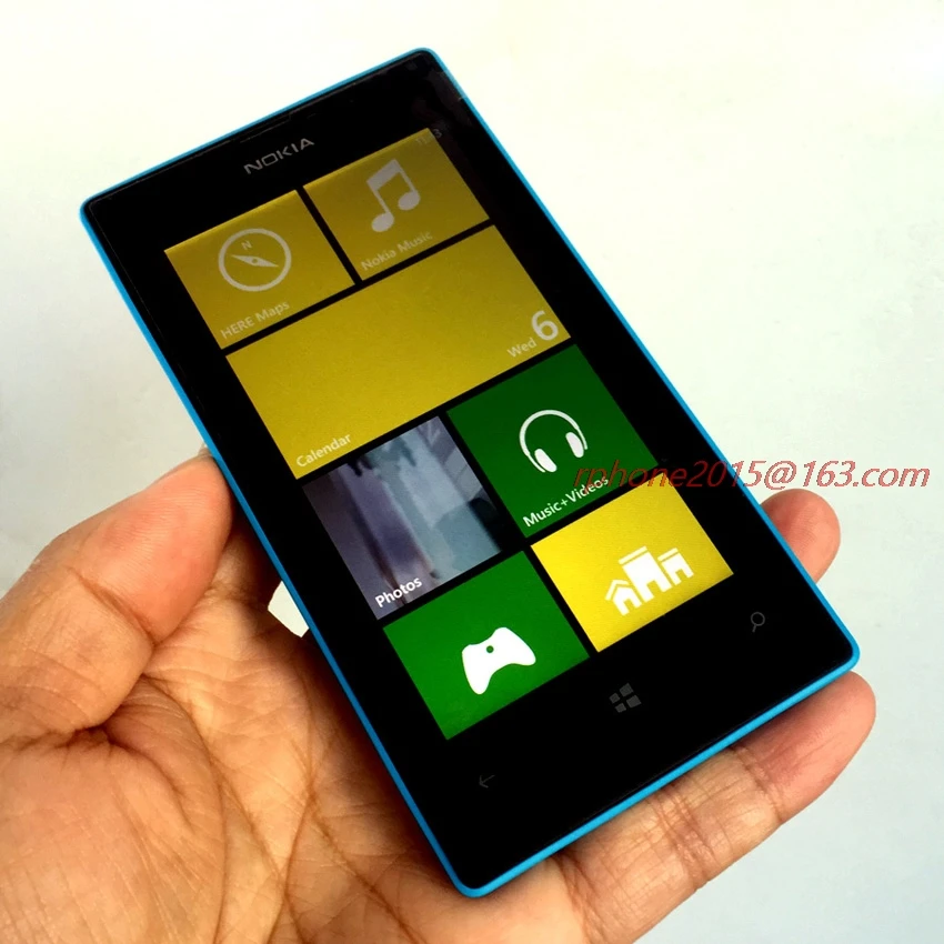 Восстановленный Оригинальный Nokia Lumia 520 Мобильный телефон 3G двухъядерный GPS Wifi 5MP 4