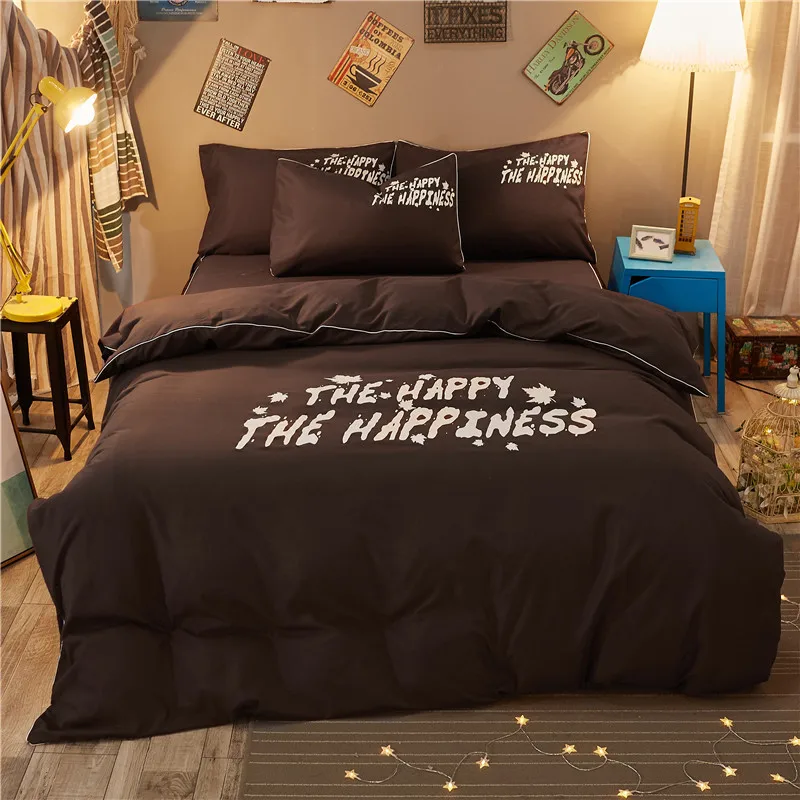 

Double Single Size Duvet Cover 1.2m 1.5m 1.8m 2m 2.2m 6 feet Bedsheet Kids Bedclothes 3/4 pcs Bedding Sets24
