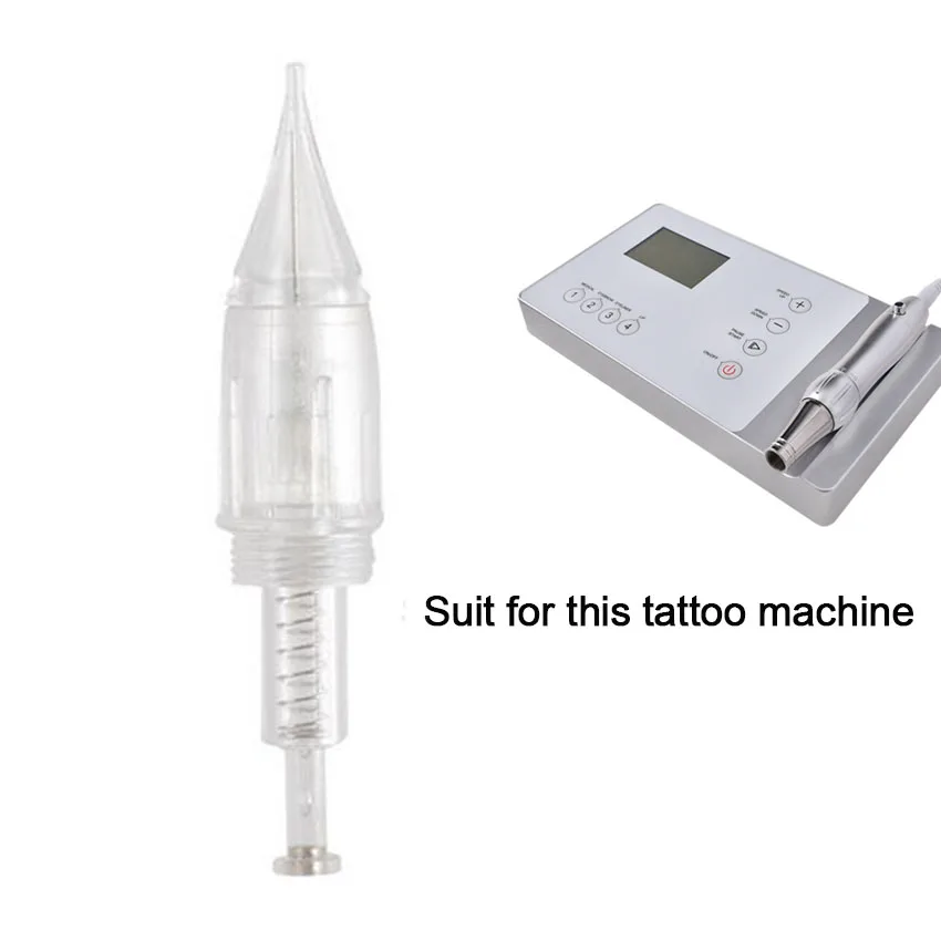 Permanente para Tatuagem Potência da Máquina de Abastecimento Descartáveis de Beleza Cartucho Agulhas Blunt Sobrancelha Maquiagem Esterilizado Cosméticos rl 10 Pcs