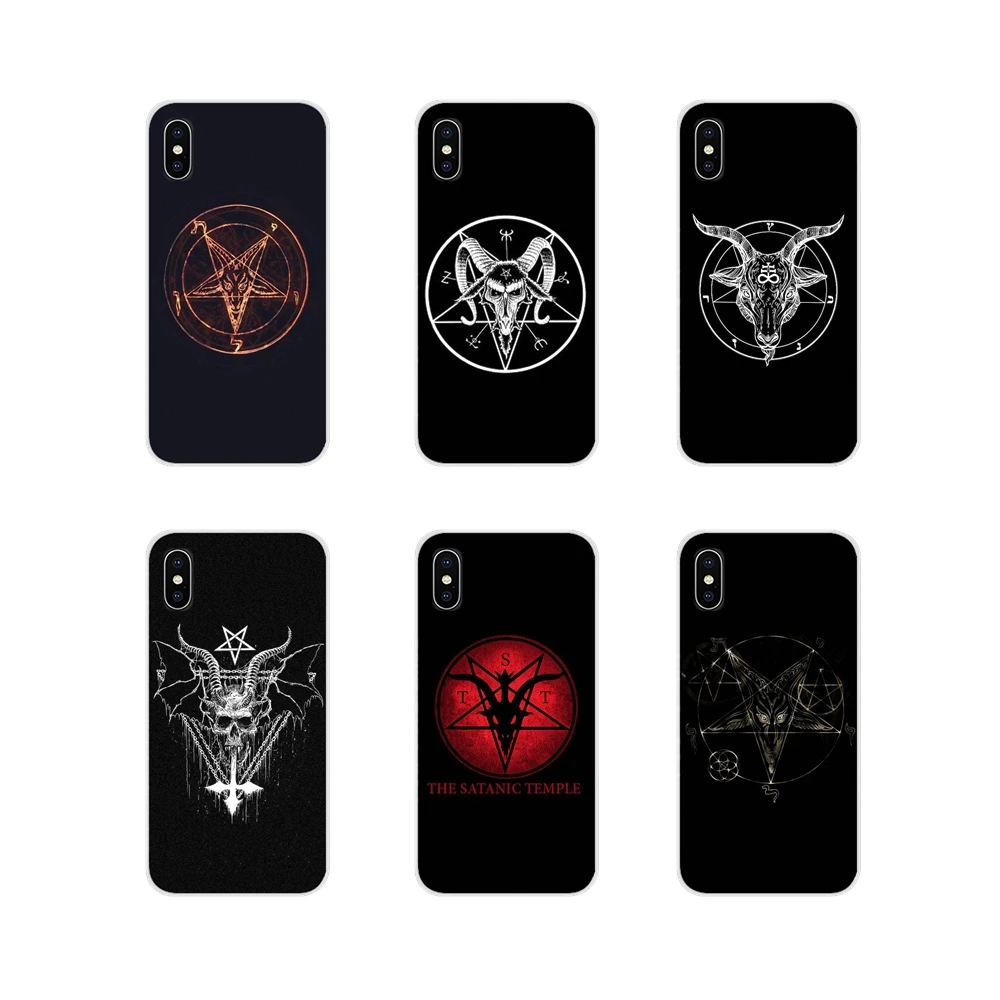 

TPU Shell Cases Killstar Satan Say Meow skull pentagram For Huawei P8 9 Lite Nova 2i 3i GR3 Y6 Pro Y7 Y8 Y9 Prime 2017 2018 2019