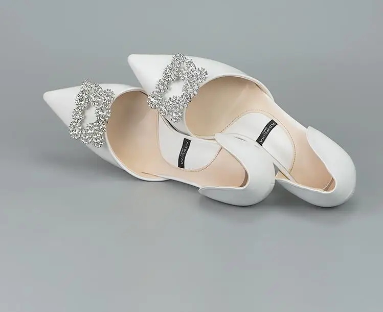 Женская обувь; украшение; стразы; обувь с кристаллами; обувь на застежке для свадьбы; вечерние; съемные
