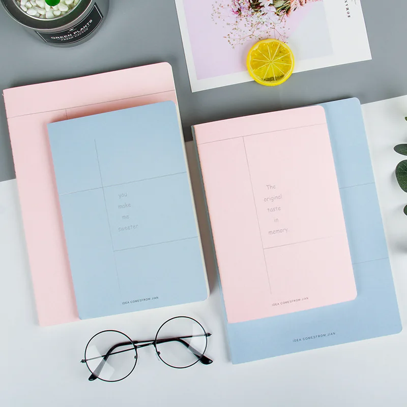 

Macarons Simple Four Color Diary Essay Art Notebook Horizontal Lines Page