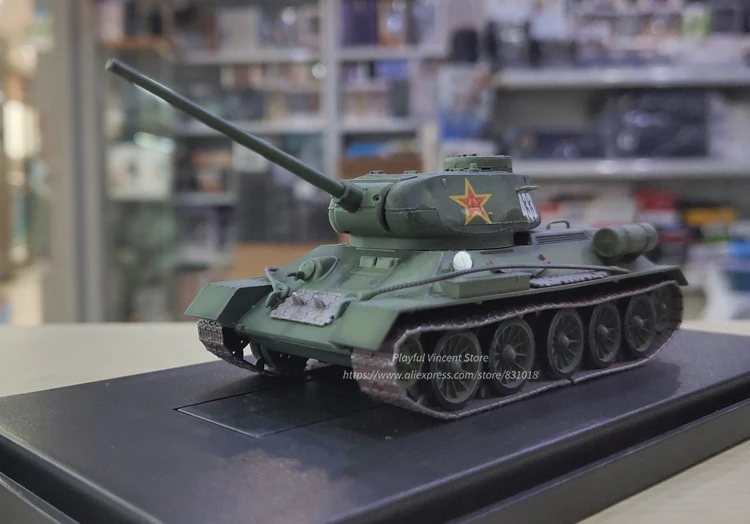 1/72 T34 T-34/85 танк Китай армейский красный пять звезд 433 Полная коллекция танк