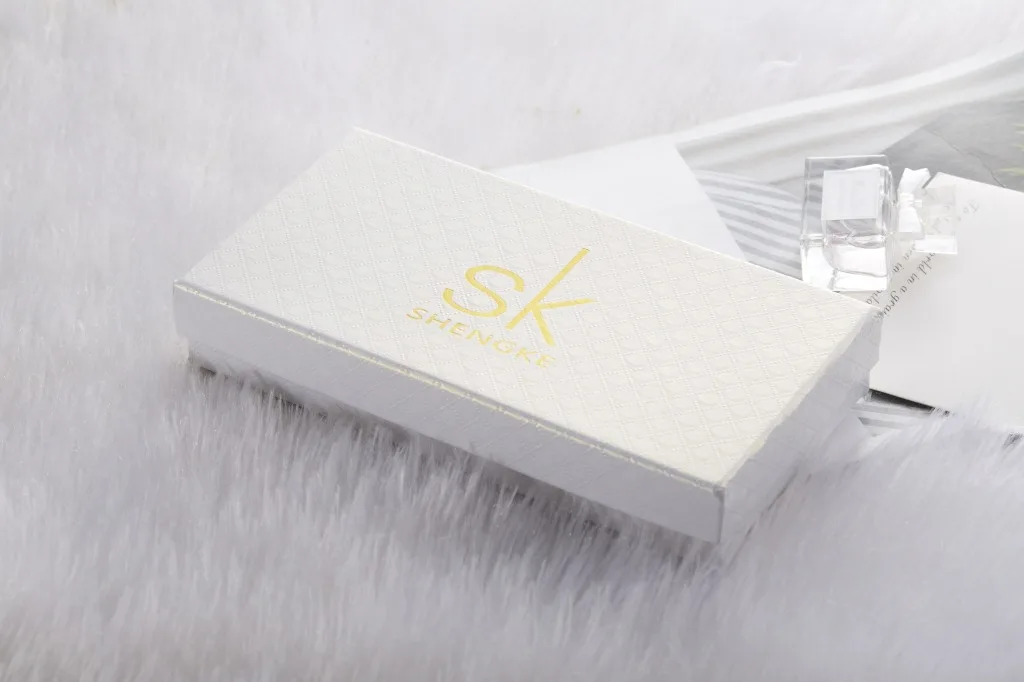 Shengke коробки для часов с подушкой белая бумага Materal подарок SK часы коробка для женщин для мужчин наручные часы коробка для часов