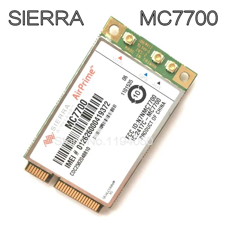 Mini PCI-E 3g WWAN gps модуль Сьерра-MC7700 PCI Express 3g к оператору сотовой связи HSPA LTE 100 Мбит/с плата Wireless WLAN Card gps разблокирована