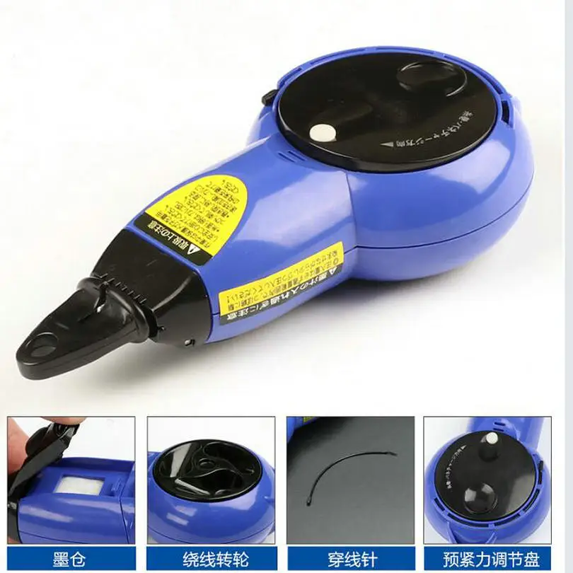 AutomaticManual Ink Marker Fountain Duct Chalk Line (5)