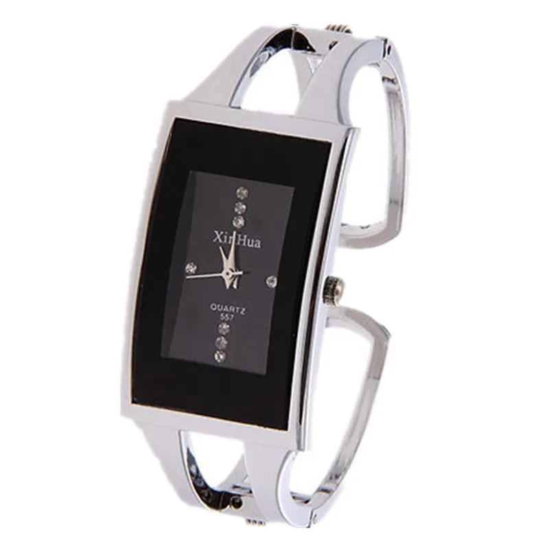 Top Brand Luxe Crystal Armband Horloges Rvs Mode Dameshorloge Vrouwen Horloges Vrouwelijke Klok montre femme