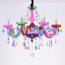 Декоративная цветная люстра, богемная люстра, люстры, украшения Тиффани, подвески и люстры, домашнее освещение