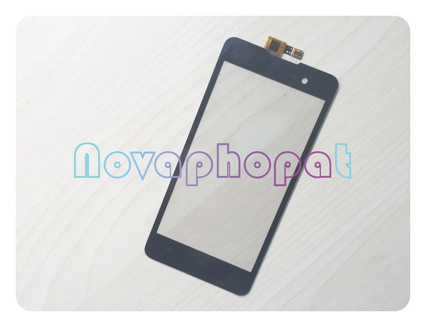 Черный сенсорный экран Novaphopat для BQ BQS 5065 сменный с цифровым преобразователем +